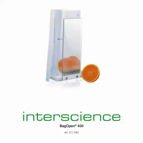 BagOpen 400 (stainless steel) for DiluFlow