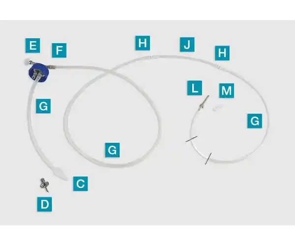 Dispensing assembly + Y with 0.2 µm filter (GL45 - Ø 6.4 mm) Steriwater