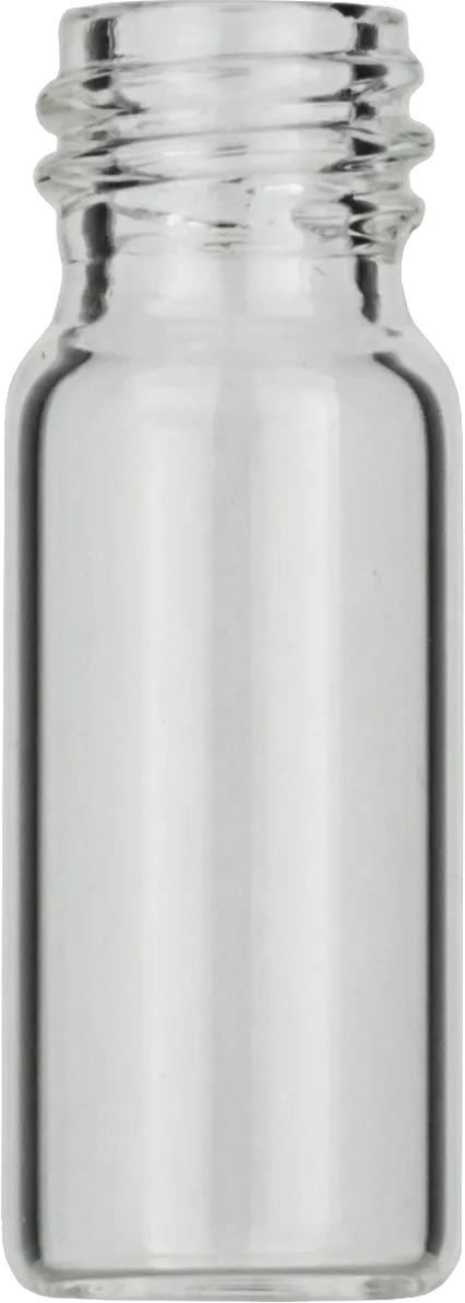 1.5 mL Screw Neck Vial N 10 outer diameter: 11.6 mm, outer height: 32 mm clear, flat bottom, wide opening pack of 100