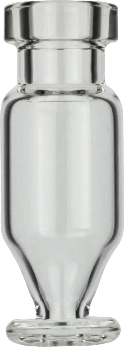 1.1 mL Crimp Neck Vial N 11 outer diameter: 11.6 mm, outer height: 32 mm clear, conical with a round pedestal glass plate pack of 100