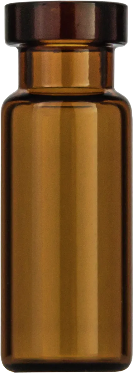1.5 mL Crimp Neck Vial N 11 outer diameter: 11.6 mm, outer height: 32 mm amber, flat bottom, wide opening pack of 100
