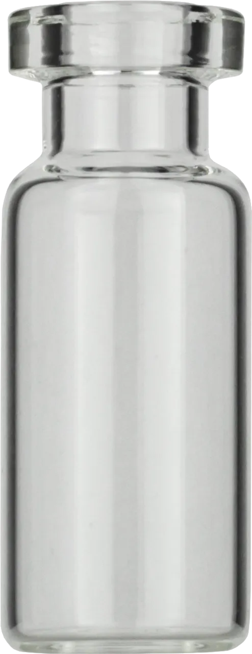 2 mL Crimp Neck Vial N 13 outer diameter: 13.75 mm, outer height: 35 mm clear, flat bottom pack of 100