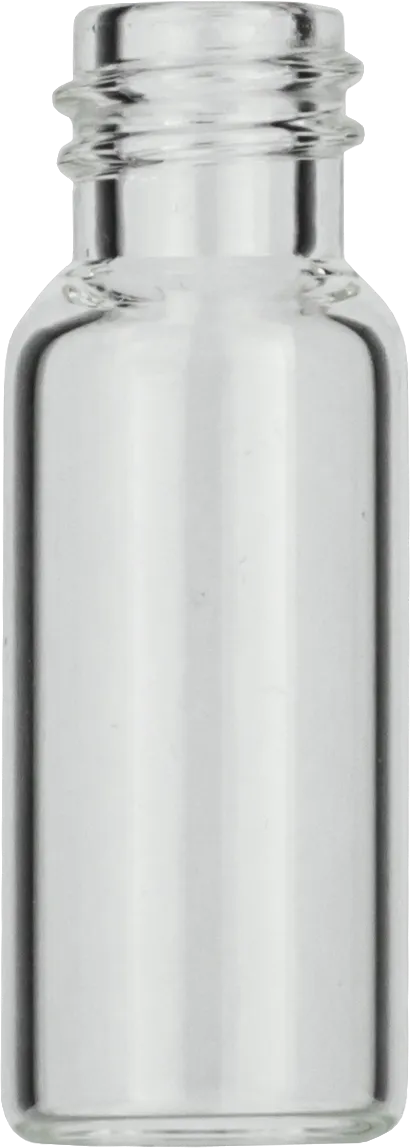 1.5 mL Screw Neck Vial N 8 outer diameter: 11.6 mm, outer height: 32 mm clear, flat bottom, small opening pack of 100