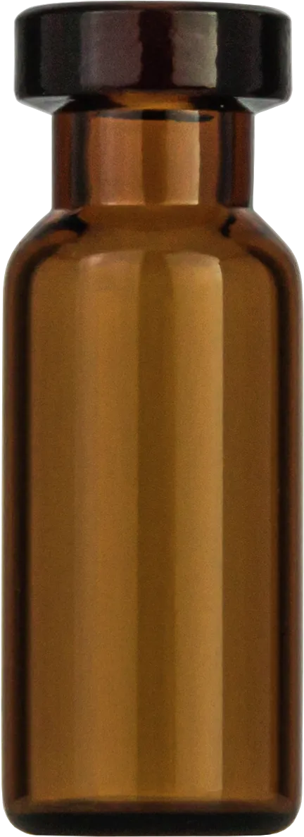 1.5 mL Crimp Neck Vial N 11 outer diameter: 11.6 mm, outer height: 32 mm amber, flat bottom, small opening pack of 100