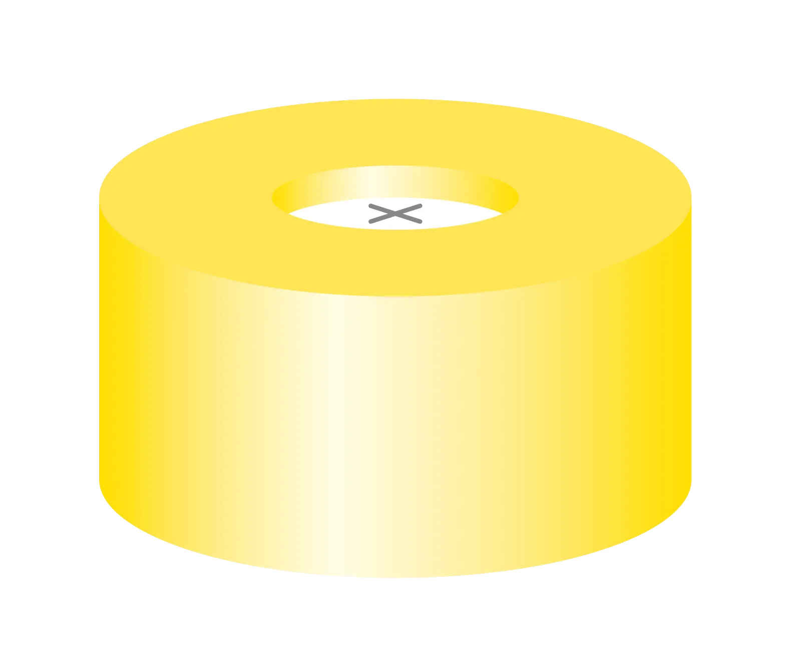 N 11 PE snap ring cap, yellow, center hole Silicone white/PTFE blue, cross-slit Hardness: 55° shore A Thickness: 1.0 mm pack of 100