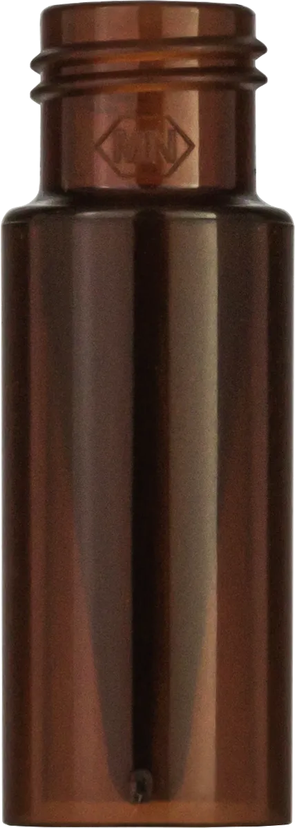 0.3 mL Polypropylene Screw Neck Vial N 9 outer diameter: 11.6 mm, outer height: 32 mm amber, with inner cone pack of 100