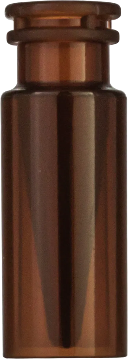 0.3 mL Polypropylene Snap Ring Vial N 11 outer diameter: 11.6 mm, outer height: 32 mm amber, with inner cone pack of 100