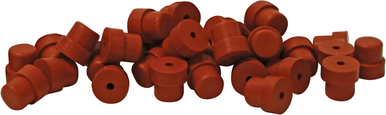 CenterGuide BTO Septa Shimadzu GC septa, BTO OD: Shimadzu plug, thickness: Shimadzu plug max. temp. 300°C, coated blister pack of 25