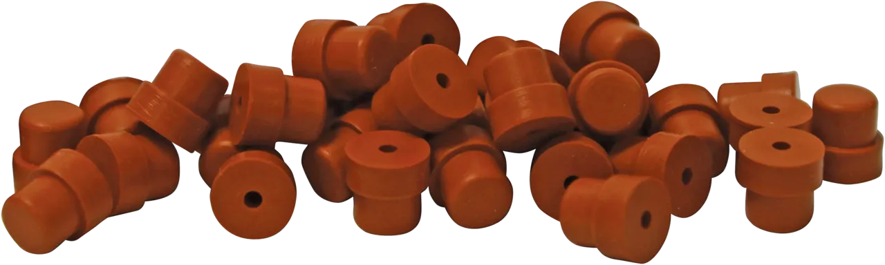 CenterGuide Marathon Septa Shimadzu GC Septa, Marathon OD: Shimadzu plug, thickness: Shimadzu plug max. temp. 300°C, coated blister pack of 25