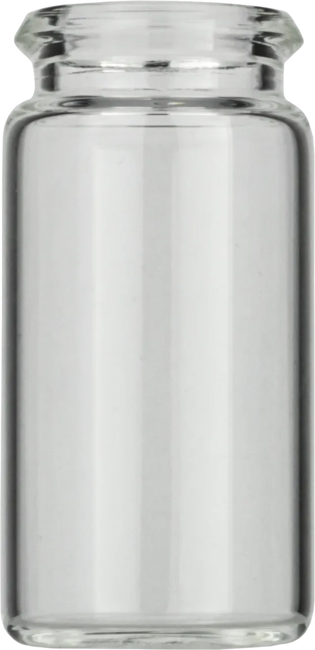5 mL Snap Cap Vial N 18 outer diameter: 20 mm, outer height: 40 mm clear, flat bottom, 3rd hydrolytic class glass pack of 100