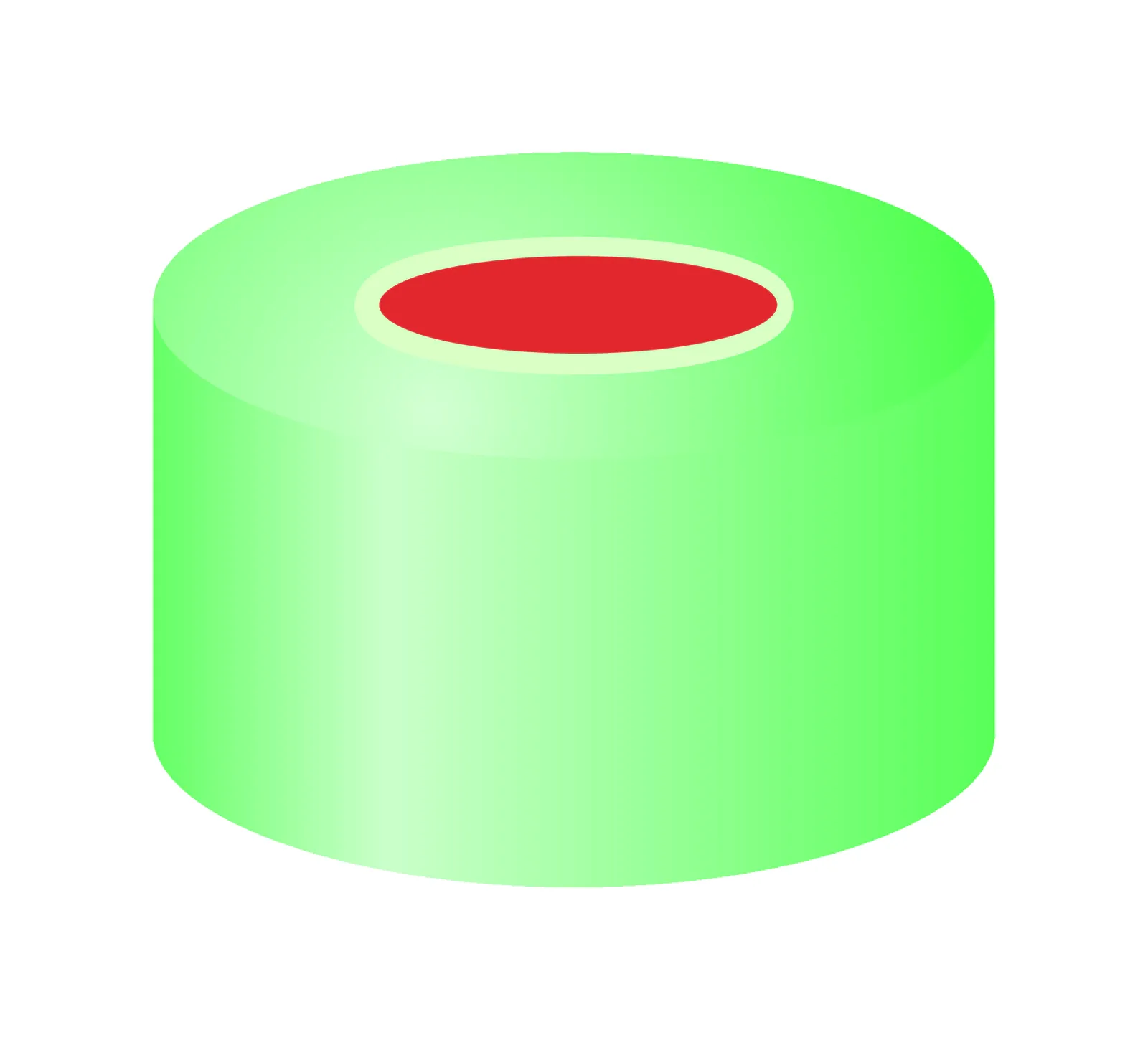 N 11 Aluminium crimp cap, green, center hole Red Rubber/FEP colorless Hardness: 45° shore A Thickness: 1.0 mm pack of 100