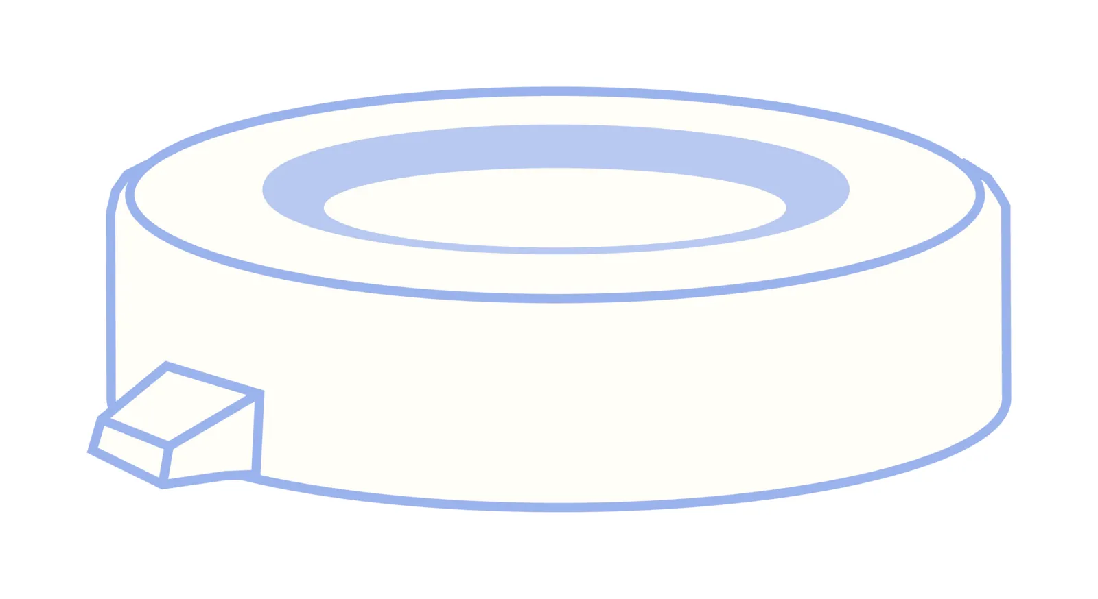 N 18 PE snap cap, transparent, closed top pack of 100