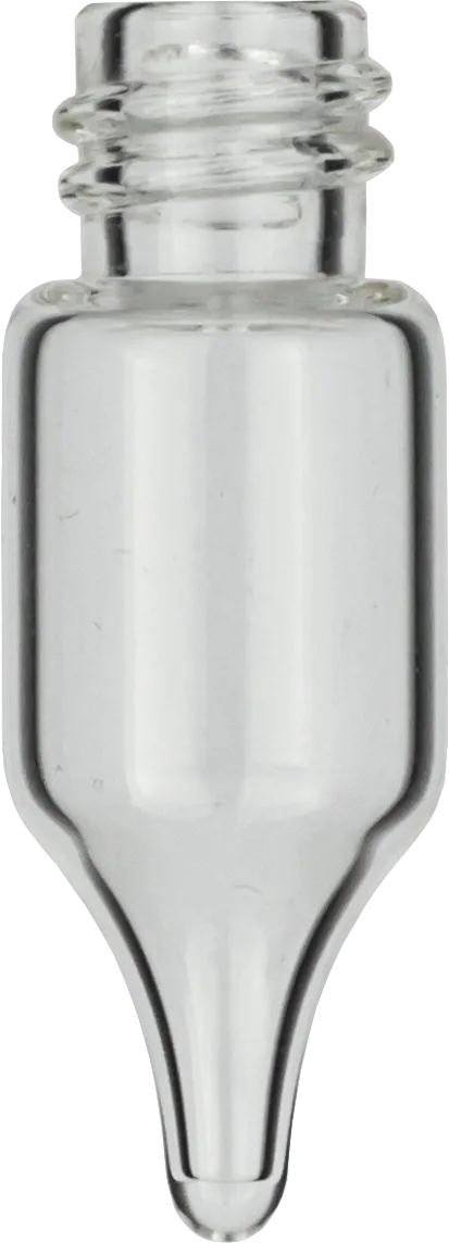 1.1 mL Screw Neck Vial N 8 outer diameter: 11.6 mm, outer height: 32 mm clear, conical pack of 100
