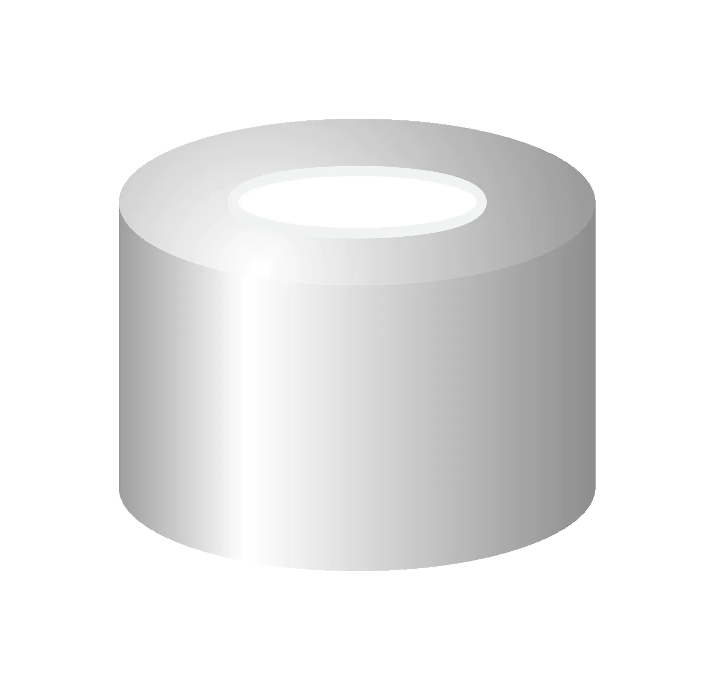 N 8 Aluminium crimp cap, silver, center hole Silicone white/PTFE red Hardness: 45° shore A Thickness: 1.0 mm pack of 100