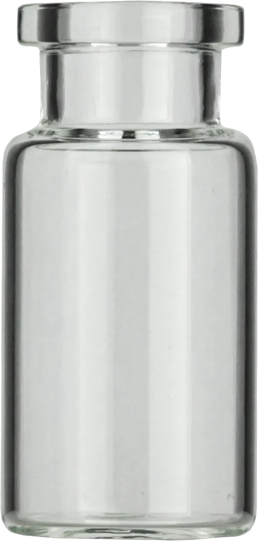 10 mL Headspace Crimp Neck Vial N 20 outer diameter: 22.5 mm, outer height: 46 mm clear, flat bottom, flat DIN crimp neck pack of 100
