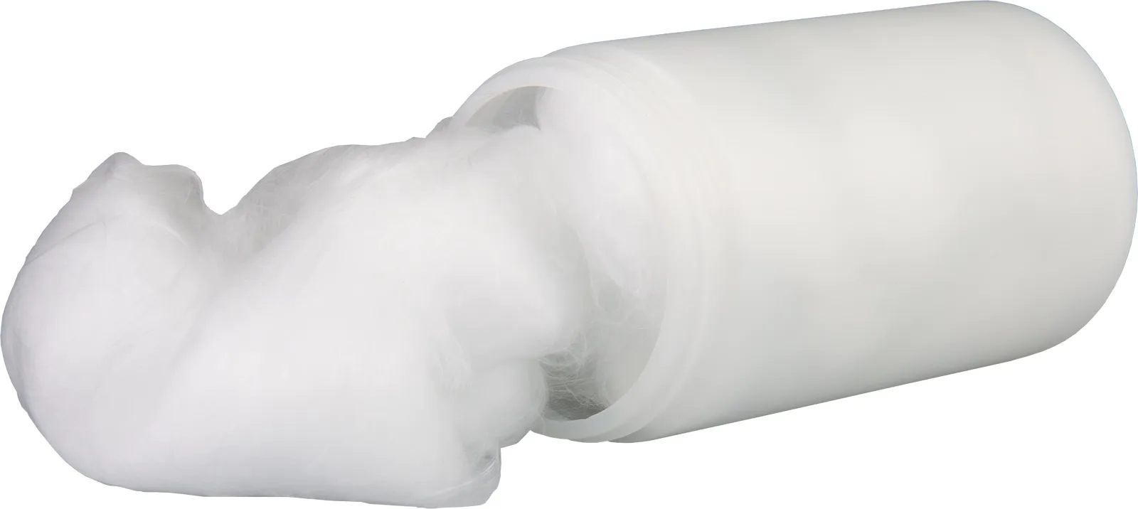 Glass wool, long fibres, DMCS-treated pack of 50 g