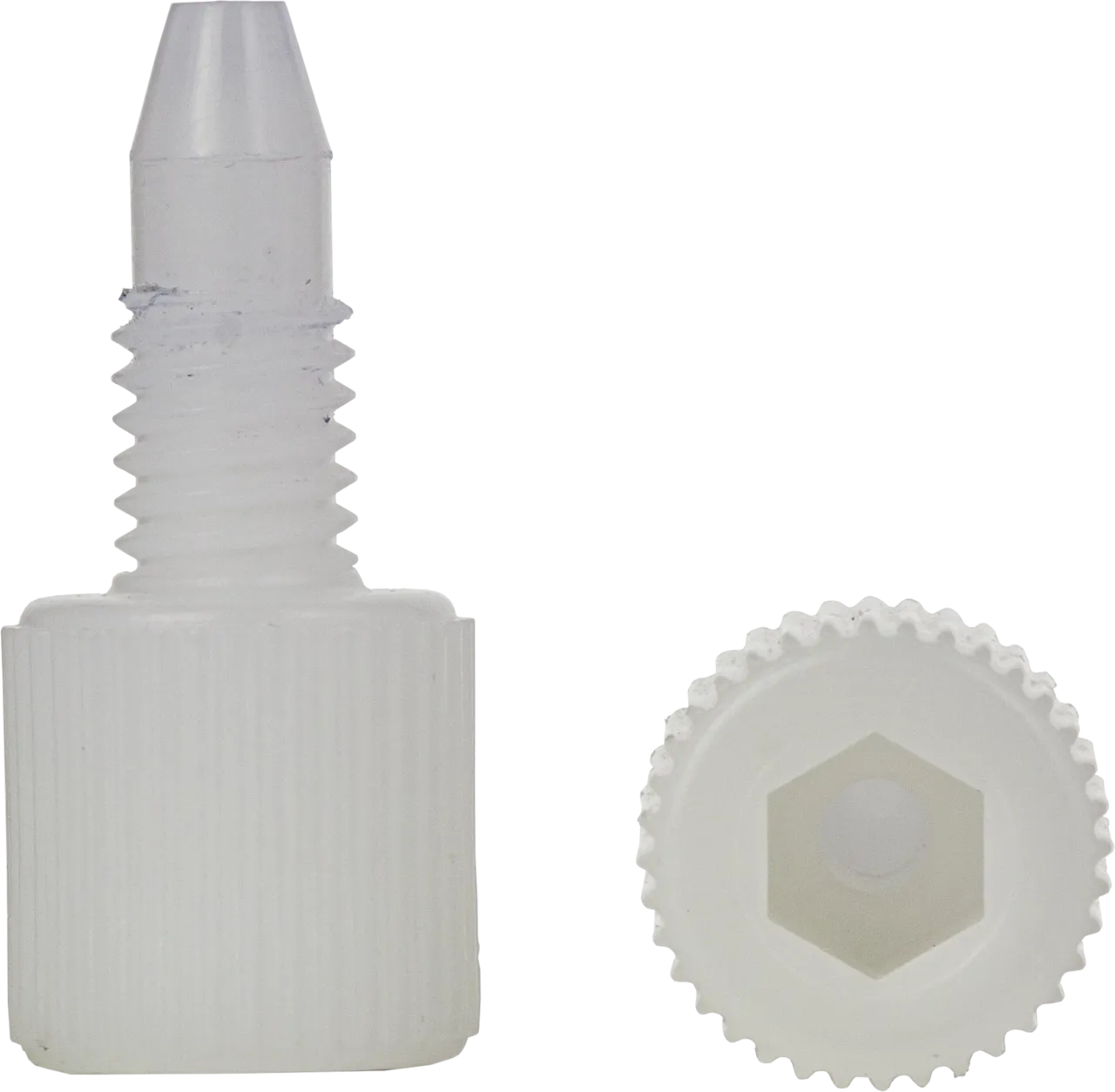 Endcap 1/16" plastic (colourless) pack of 4
