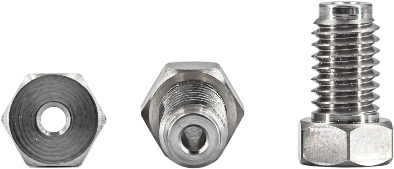 Nut 1/16" with bore suitable for 1/16" capillary tube pack of 5