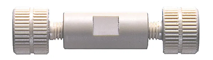 Connector 1/16", PEEK both sides, inner threads with complete nuts and double ferrules for 1/16"