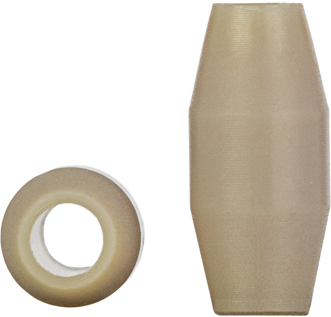 Double ferrule 1/16", PEEK