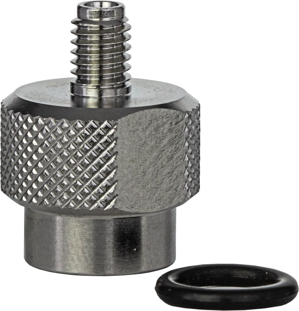 Replacement connector to main column for Column Protection System guard column holder (REF 718966) including 1 O-ring pack of 1
