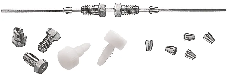 Replacement capillary for Column Protection System guard column holder (REF 718966) special steel capillary with nut and ferrule 0.18 mm ID pack of 3
