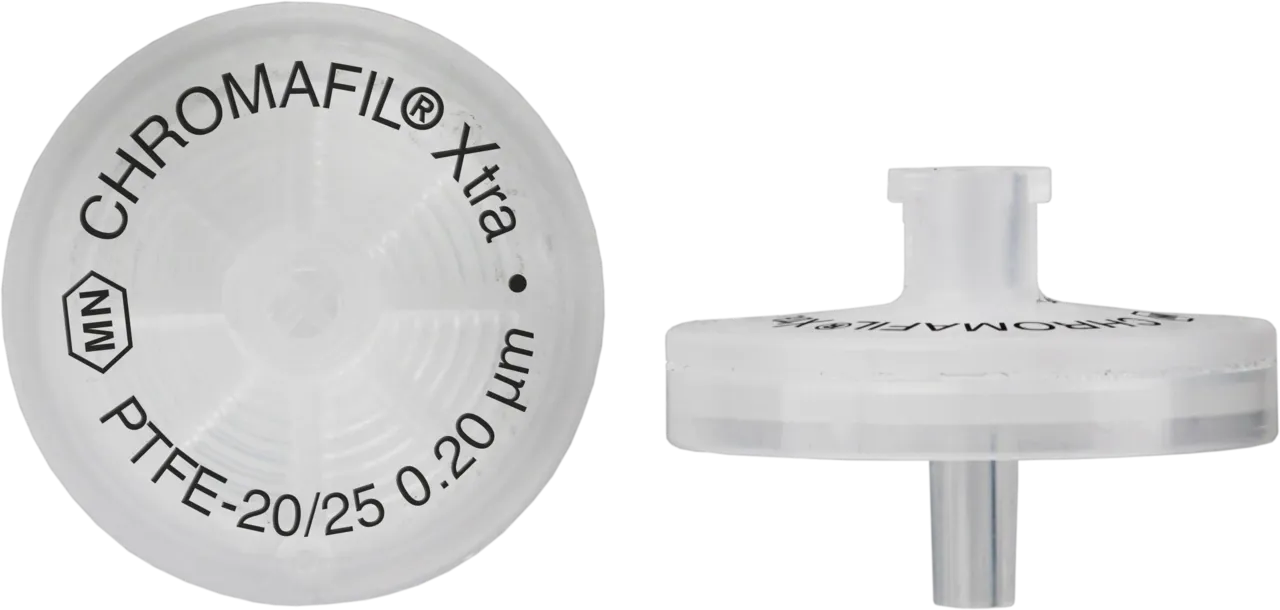 CHROMAFIL Xtra PTFE-20/25 Syringe Filters, Polytetrafluoroethylene, 0.2 µm, 25 mm, Pack of 100