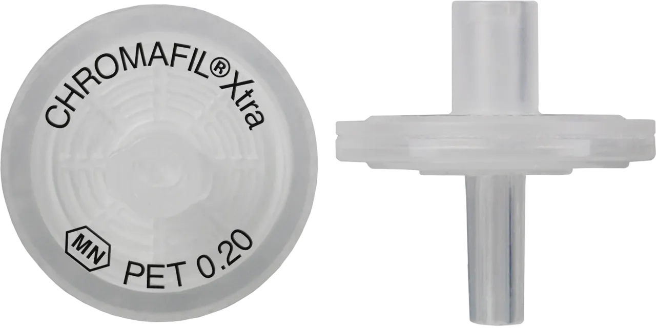 CHROMAFIL Xtra PET-20/13 Syringe Filters, Polyester, 0.2 µm, 13 mm, Luer Lock Inlet / Luer Outlet, Pack of 100