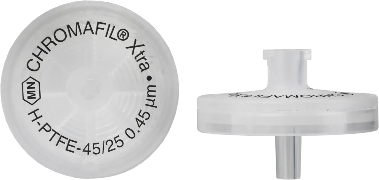 CHROMAFIL Xtra H-PTFE-45/25 Syringe Filters, Hydrophilized PTFE, 0.45 µm, 25 mm, Pack of 100