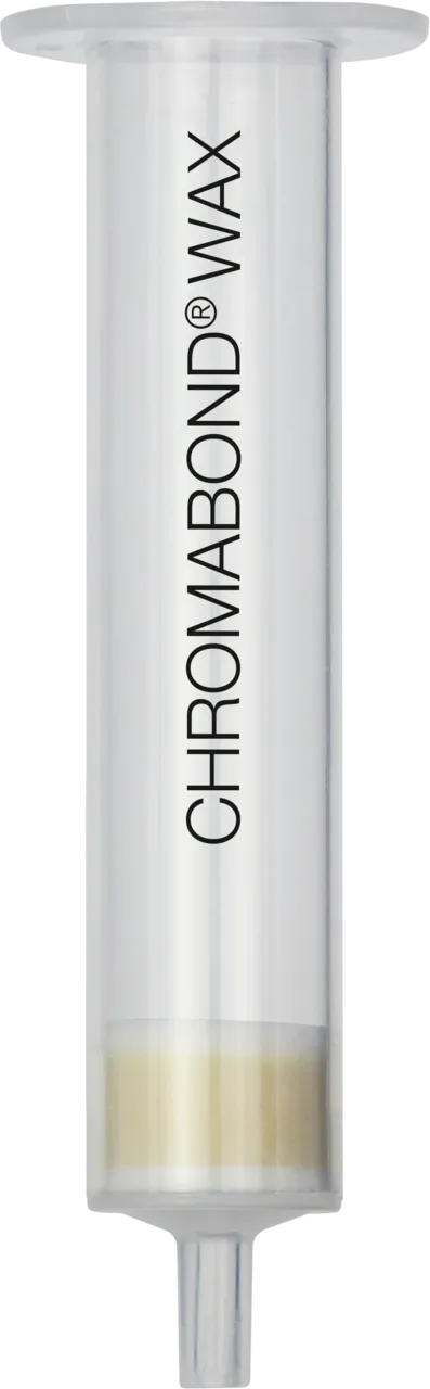 CHROMABOND WAX BIGpack 30/6 Columns, Weak Mixed-Mode Polymer-Based Anion Exchanger, 30 µm, 6 mL, 150 mg, PP with PE Filter Elements, Pack of 250