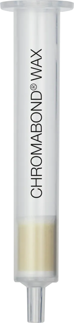 CHROMABOND WAX 30/3 Columns, Weak Mixed-Mode Polymer-Based Anion Exchanger, 30 µm, 3 mL, 200 mg, PP with PE Filter Elements, Pack of 30