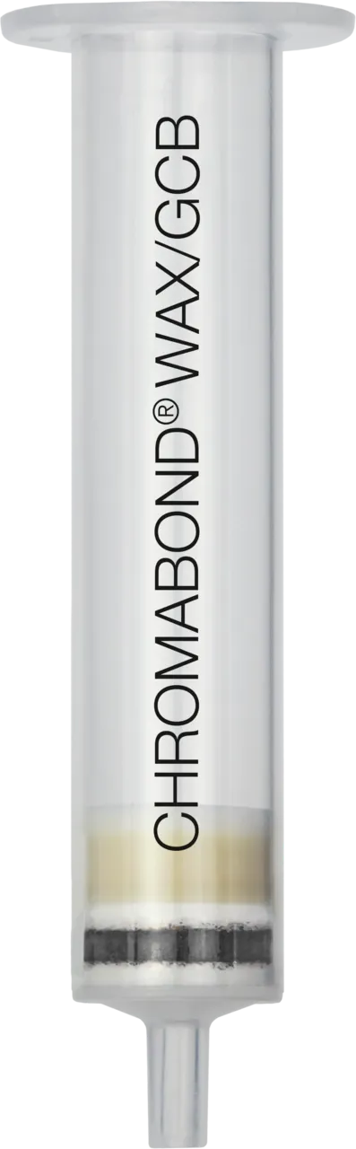 CHROMABOND WAX/GCB Columns Weak Mixed-Mode Anion Exchanger Graphitized Carbon Black 6 mL 30 µm Pack of 30