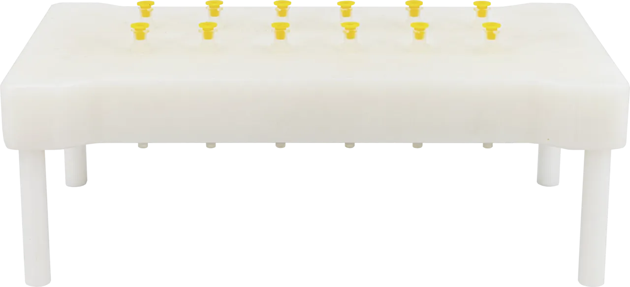 CHROMABOND Lid (PP) with gasket, for 12 columns (inclusive 12 Luer fittings for lid and 12 valves (plastic)) suitable for REF 730150N