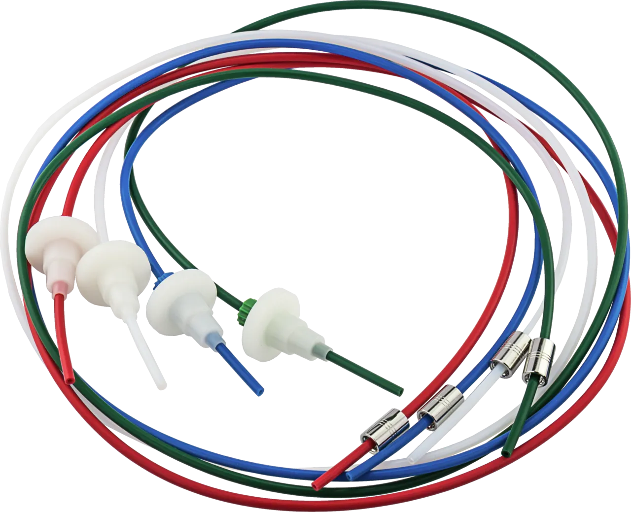 CHROMABOND tubing adaptor for large sample volumes, compatible with polypropylene columns 1 mL, 3 mL, 6 mL, includes approx. 1 m PTFE tubes with weight, pack of 4