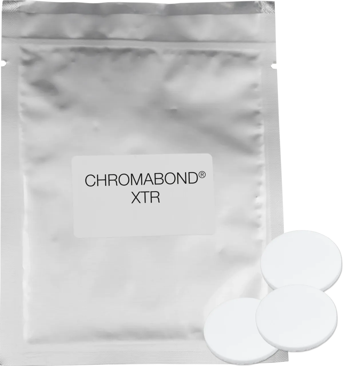 CHROMABOND XTR sorbent Kieselguhr, 50 bags × 14.5 g, with 50 PE filters (10 mm), for NT20