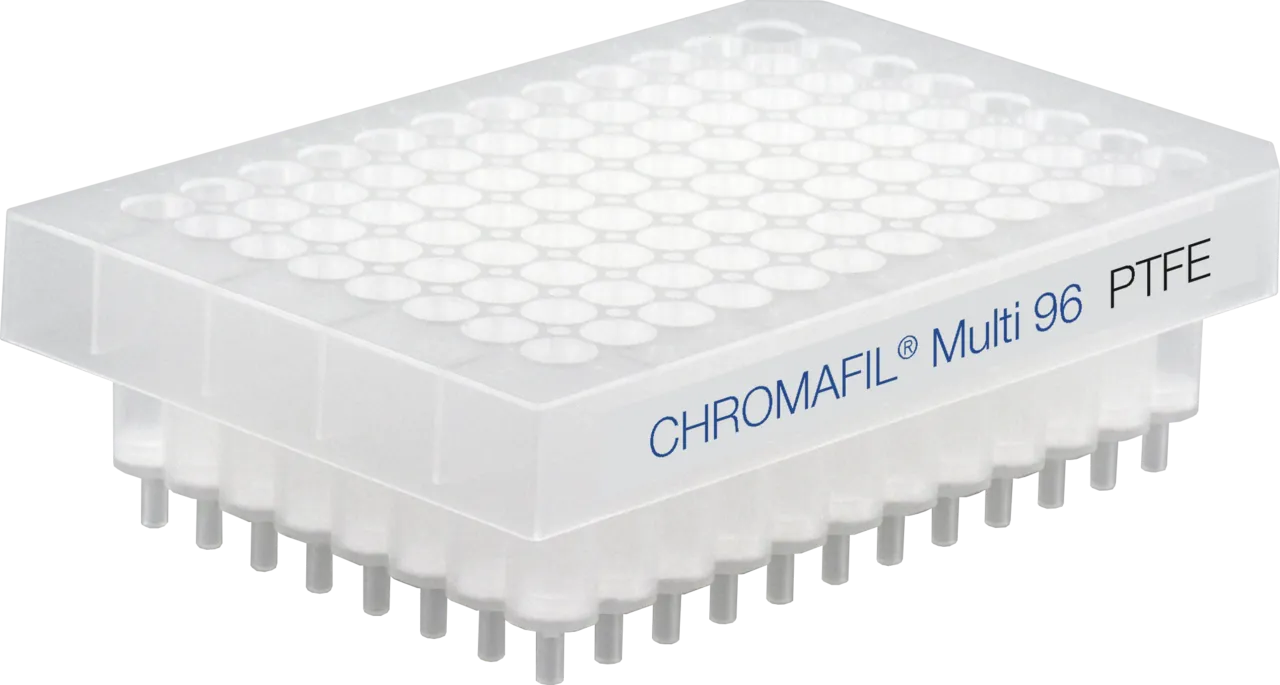 CHROMAFIL Multi 96 filter plate in 96-well format with PTFE filter elements (3.0 µm) monoblock