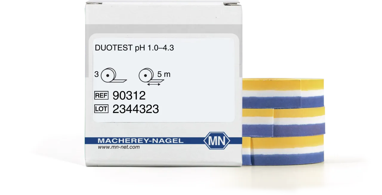 DUOTEST pH 1.0 - 4.3 refill pack with 3 reels