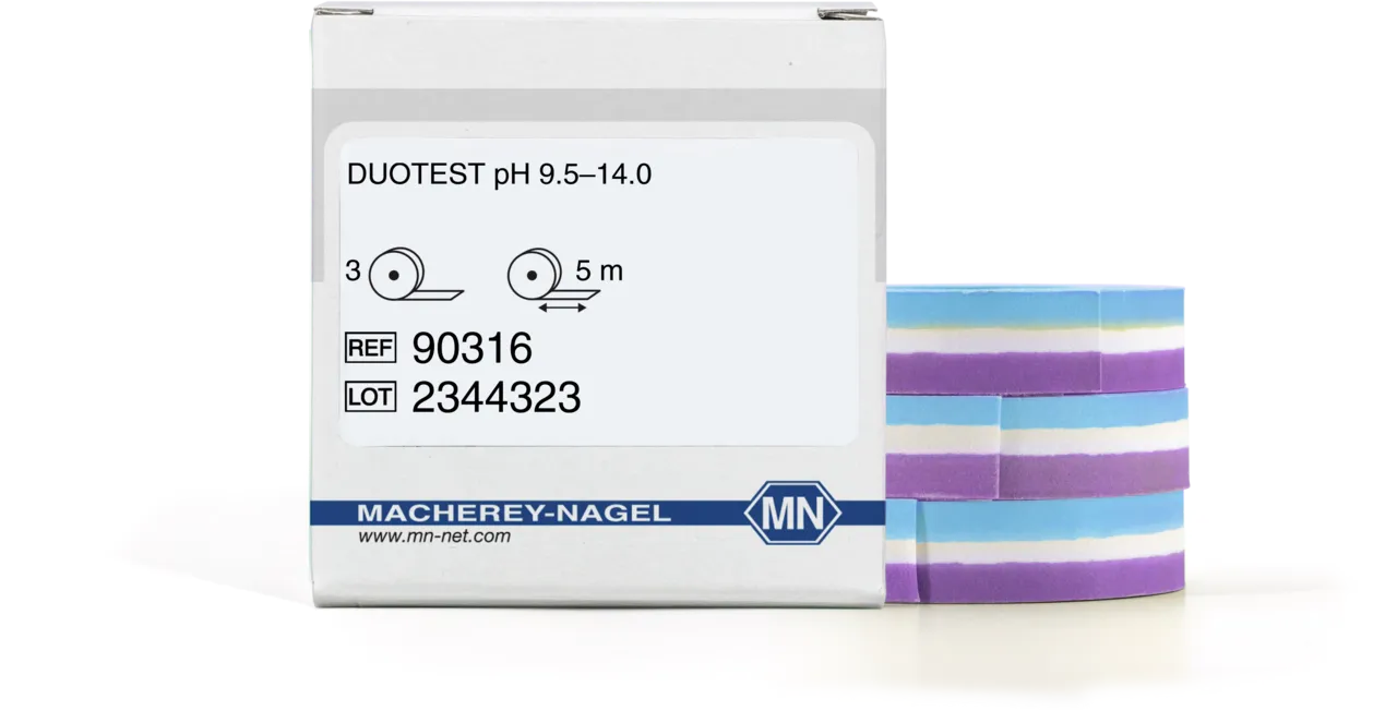 DUOTEST pH 9.5 - 14.0 refill pack with 3 reels