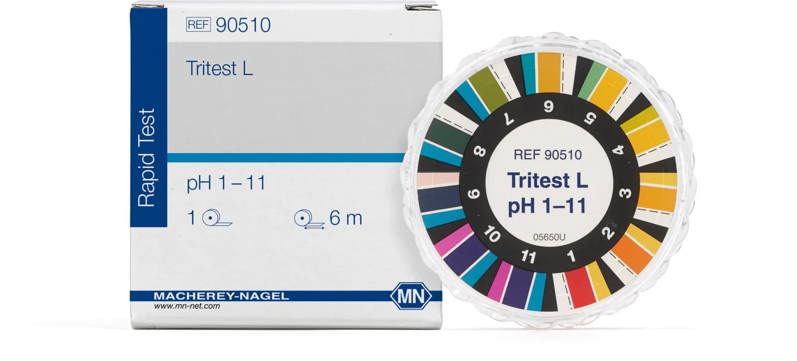 TRITEST L pH 1 - 11 reel of 6 m length, width: 14 mm