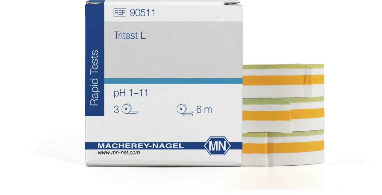 TRITEST L pH 1 - 11 refill pack with 3 reels