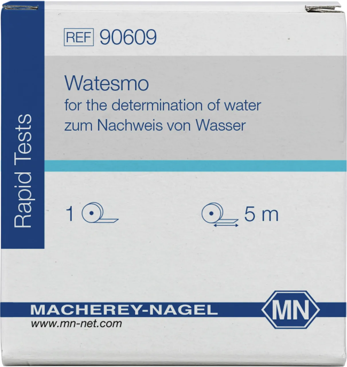 Watesmo test paper reel of 5 m length, 10 mm wide