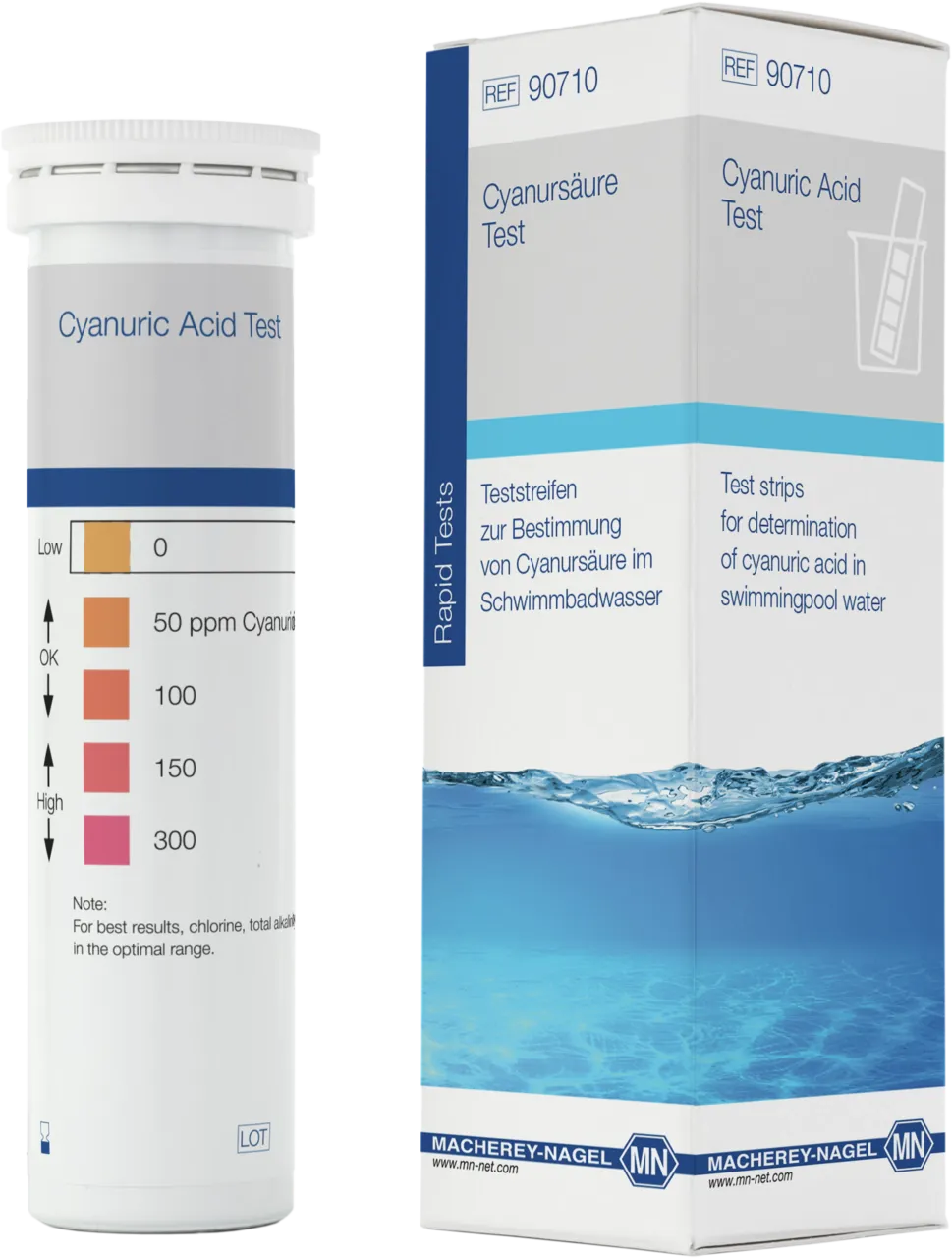 Cyanuric Acid Test pack of 25 strips minimum order quantity: 5 pack