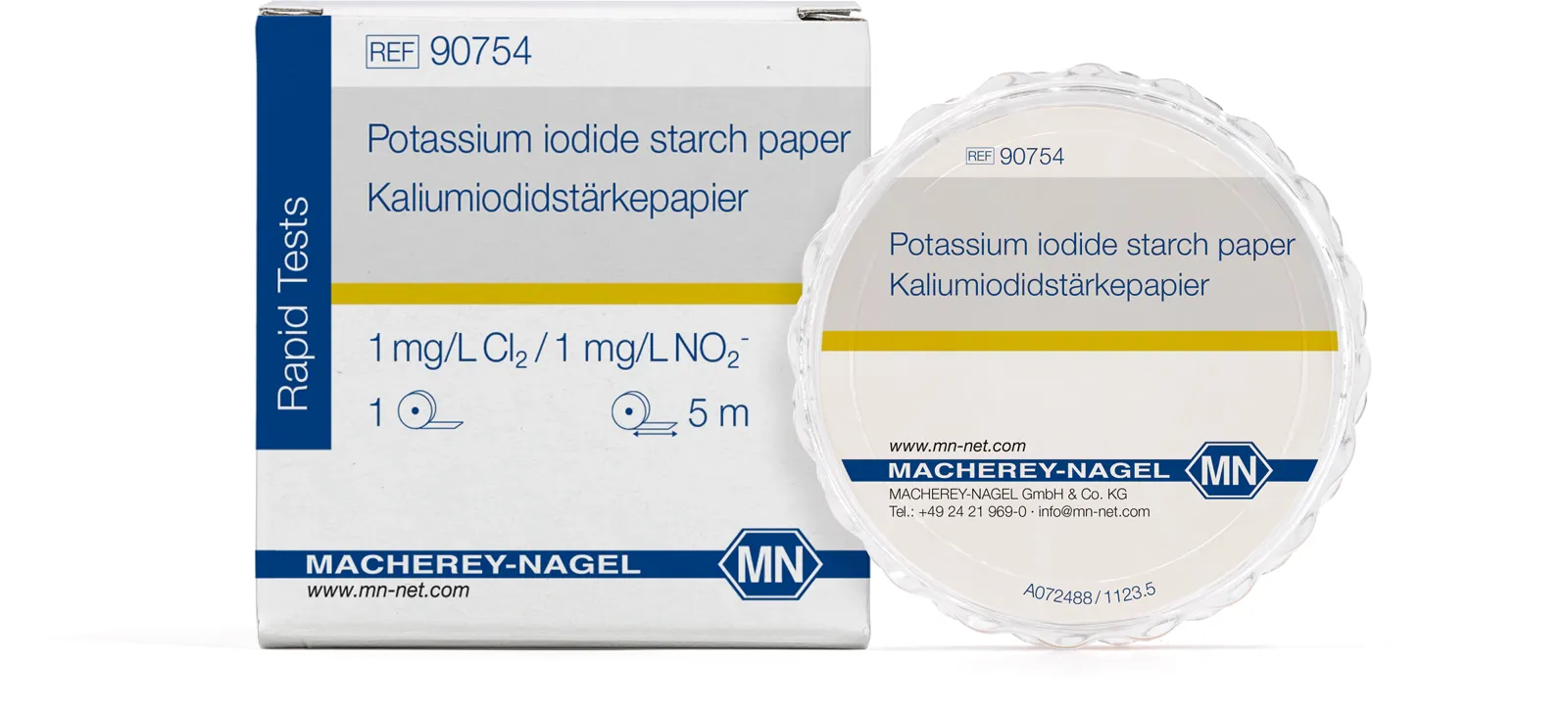 Potassium iodide starch paper MN 816 N test paper reel of 5 m length, 7 mm wide minimum order quantity: 5 pieces