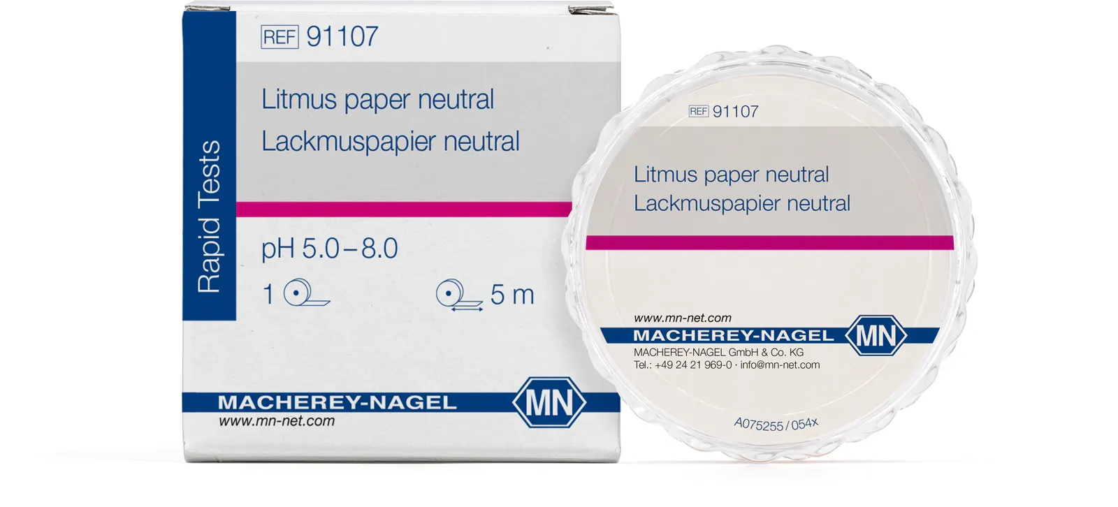 Litmus paper neutral reel of 5 m length, width: 7 mm minimum order quantity: 5 pcs.