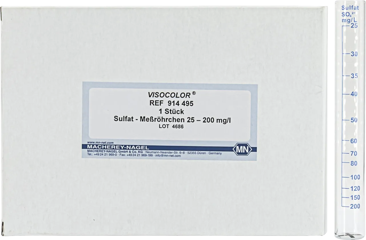 VISOCOLOR Sulfate measuring tube 25-200 mg/L SO4