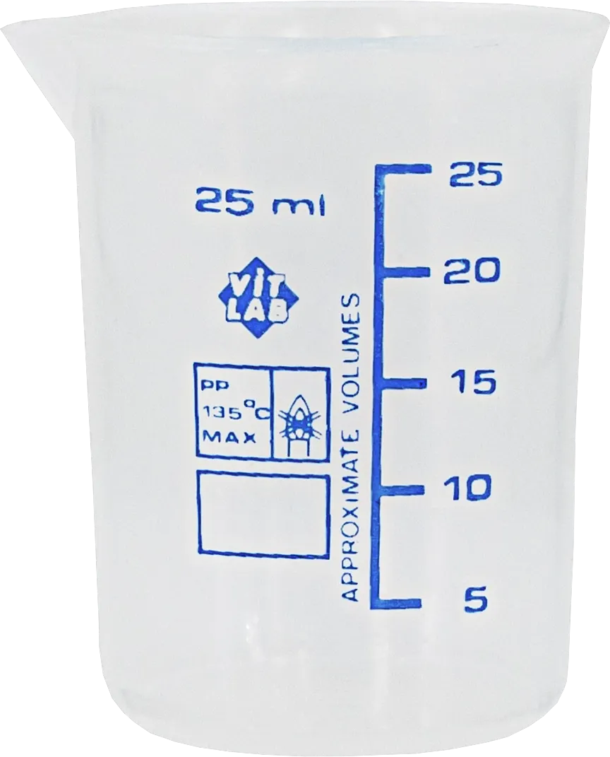 VISOCOLOR Sample beaker 25 mL