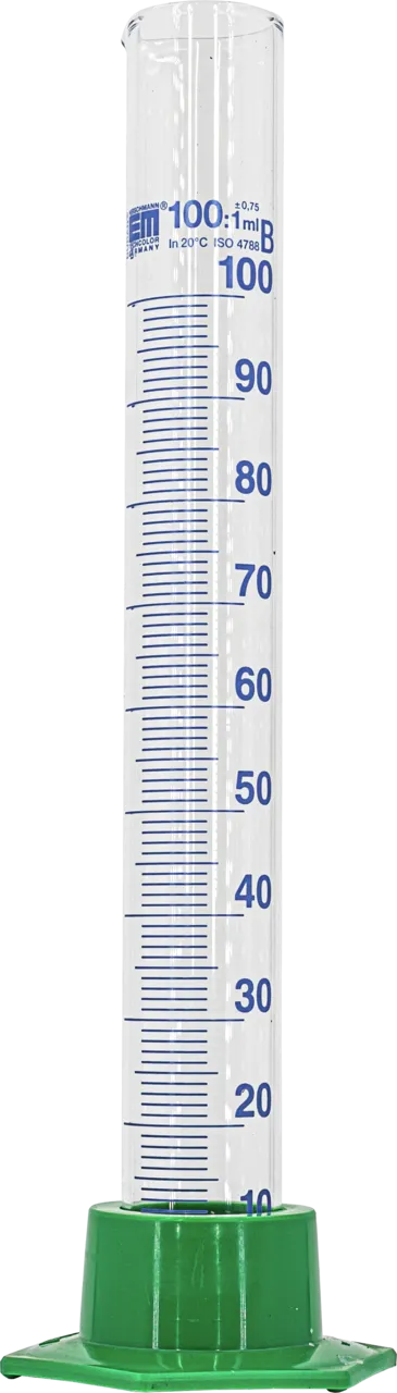 VISOCOLOR Reagent case for soil analysis Measuring cylinder 100 mL with base pack of 2