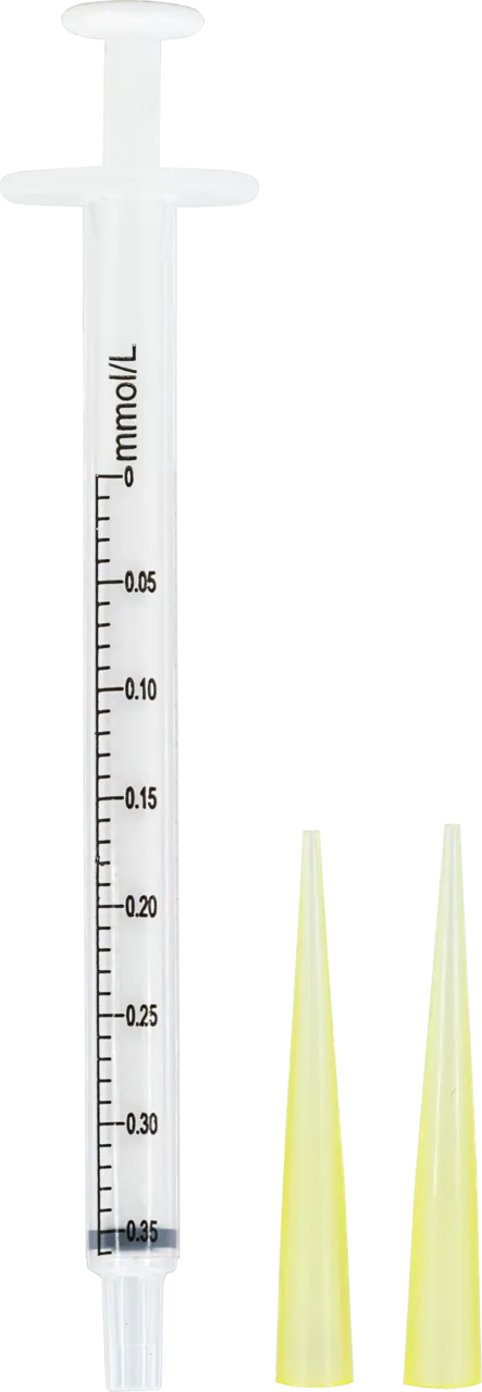 VISOCOLOR Spare syringe Hardness H 2