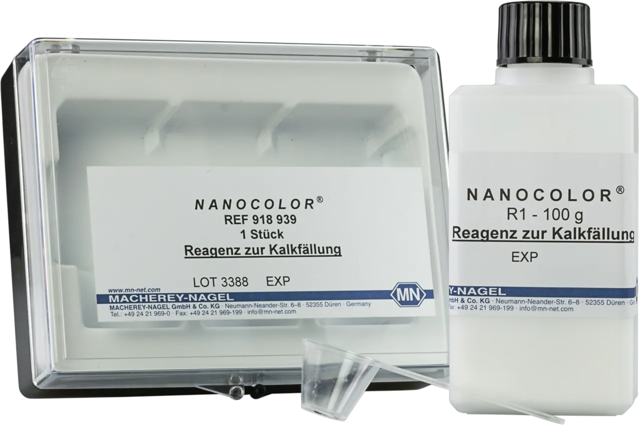 NANOCOLOR Reagents for lime precipitation removal of the calcium interference for metal determinations pack of 1x 100 g (for 20 tests)