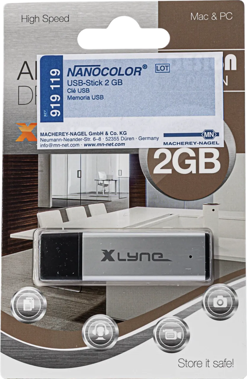 NANOCOLOR USB-Stick, 2 GB for NANOCOLOR UV/VIS, VIS, VARIO 4, VARIO C2, VARIO C2 M, VARIO HC